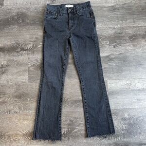 Madewell Women’s Cali Demi-Boot Jeans Black/Gray Size 25